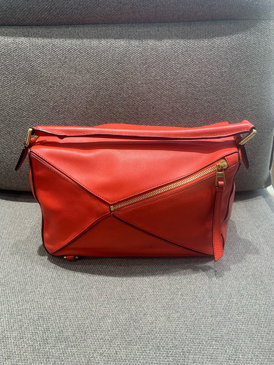 Loewe - Puzzle - Leather - Red - (medium)