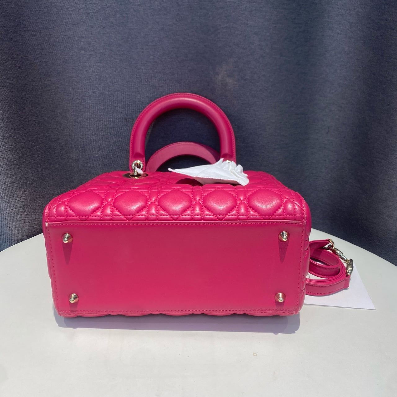 Dior - Lady Dior - Leather - Pink - (medium)