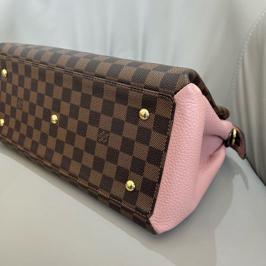 Louis Vuitton - Normandy - Damier Ebene canvas with Taurillon leather - Brown and Pink - (Medium)