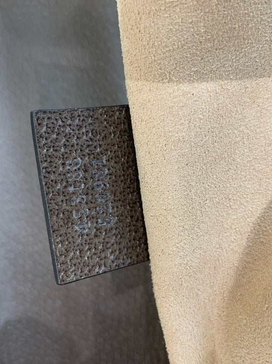 Gucci - Padlock Top Handle Bag - GG Supreme coated canvas with brown textured leather trim - Multicolour - (medium)