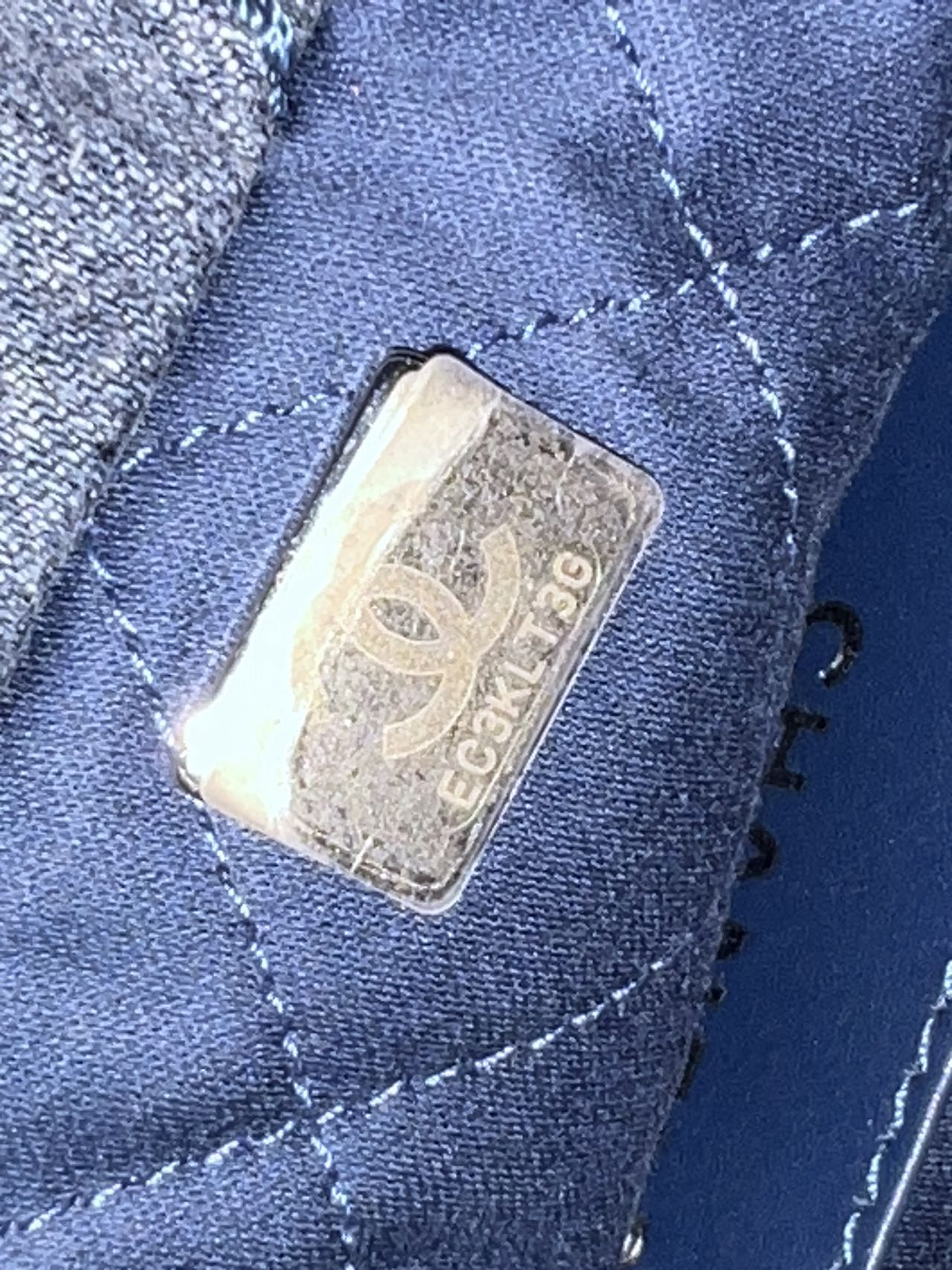 Chanel - Chanel 22 Mini Bag Pearl Denim - Denim - Jeans - Blue - (mini)