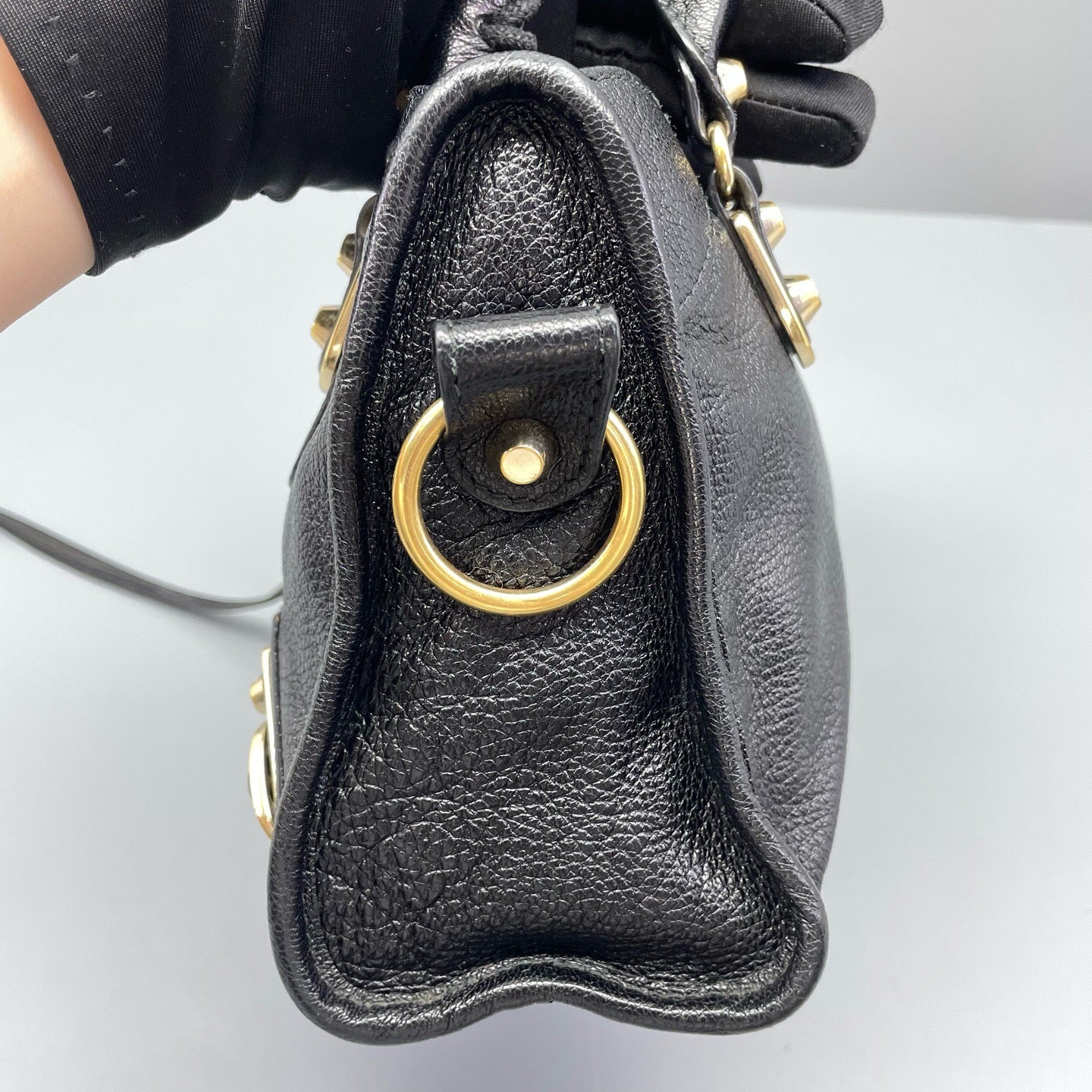 Balenciaga - Classic City Mini - Grained lambskin leather - Black - (mini)