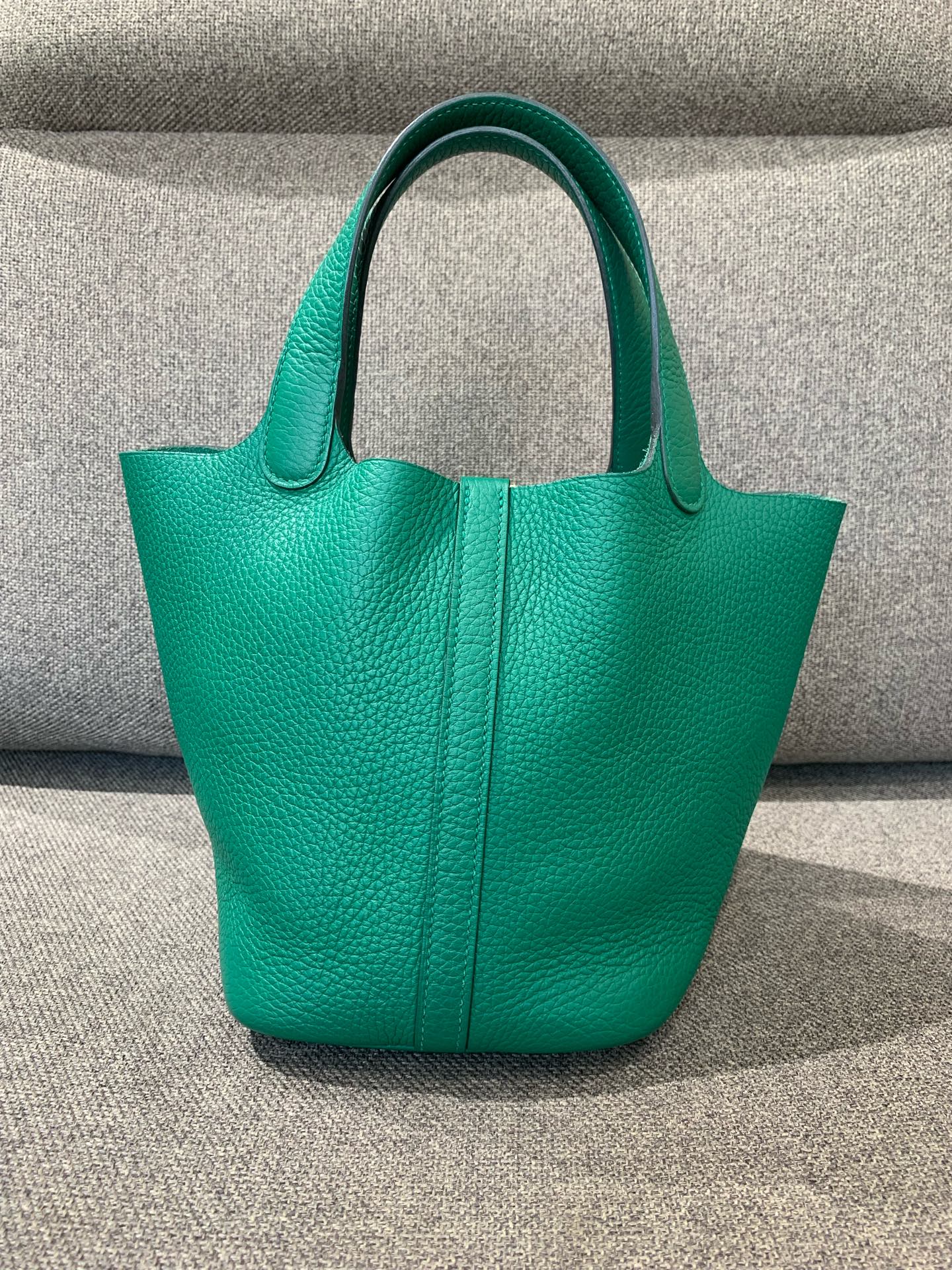 Hermès - Picotin Lock - Clemence leather - Green - (medium)