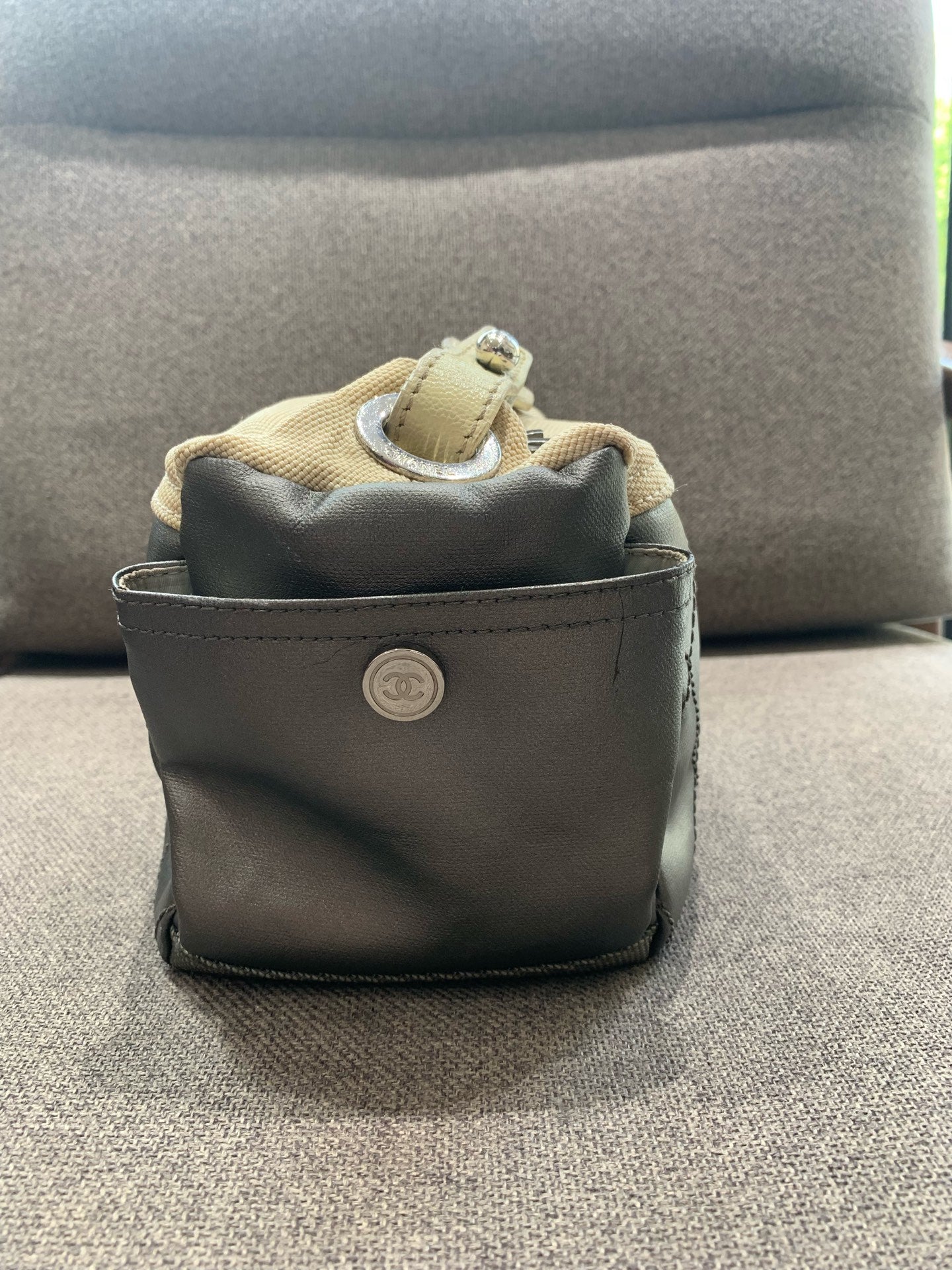 Chanel - Lunch Box Bag - Leather and Canvas - Multicolour - (medium)