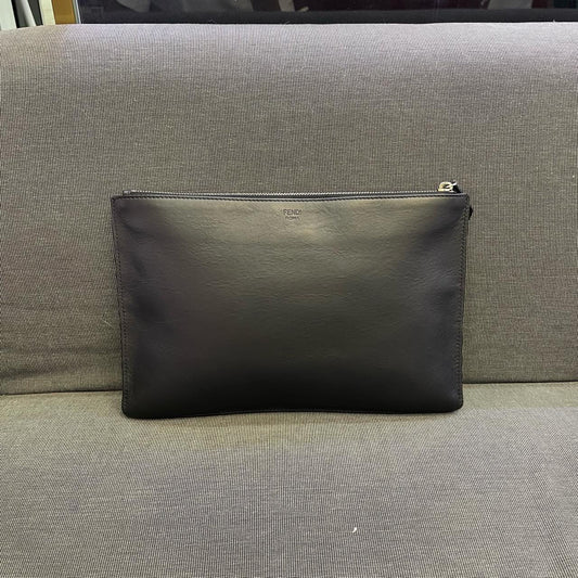 Fendi - Monster Pouch - Leather - Black - (medium)