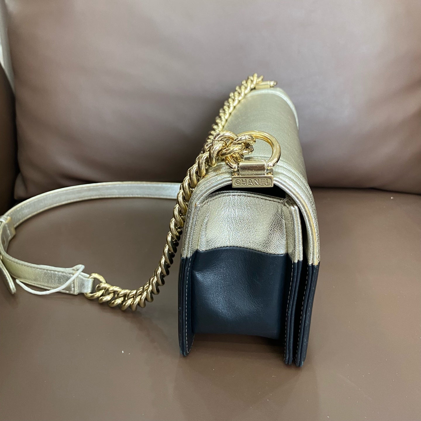 Chanel - Le Boy Medium - Leather - Multicolour - (medium)