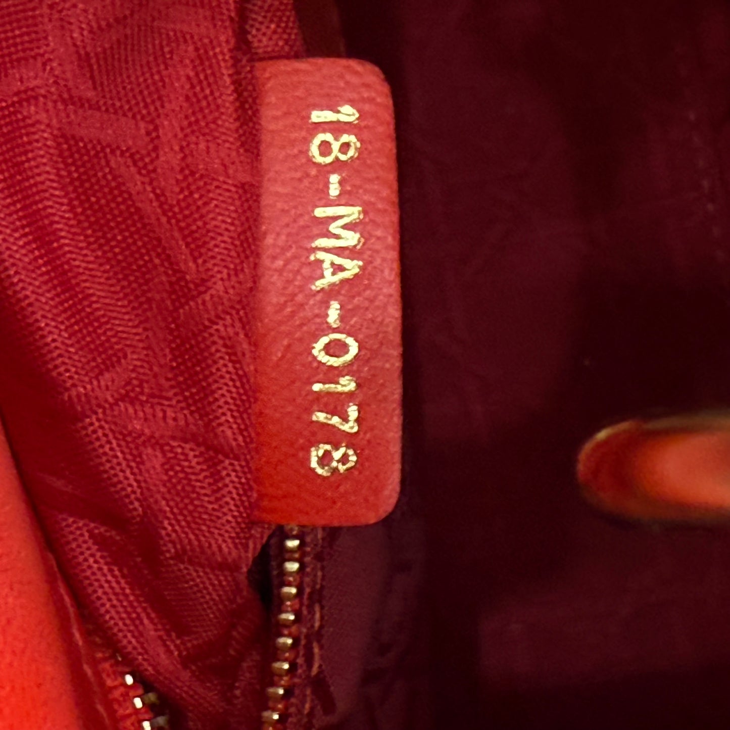 Dior - Lady Dior (Four-Grid / Mini) - Lambskin leather - Red - (mini)