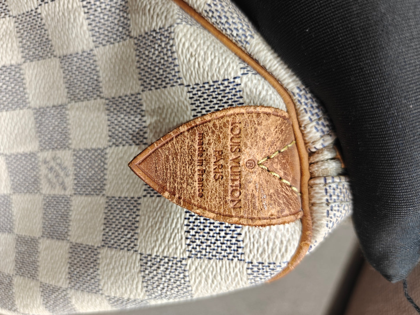 Louis Vuitton - Speedy 25 - Coated canvas with natural cowhide leather trim - White - (Small)