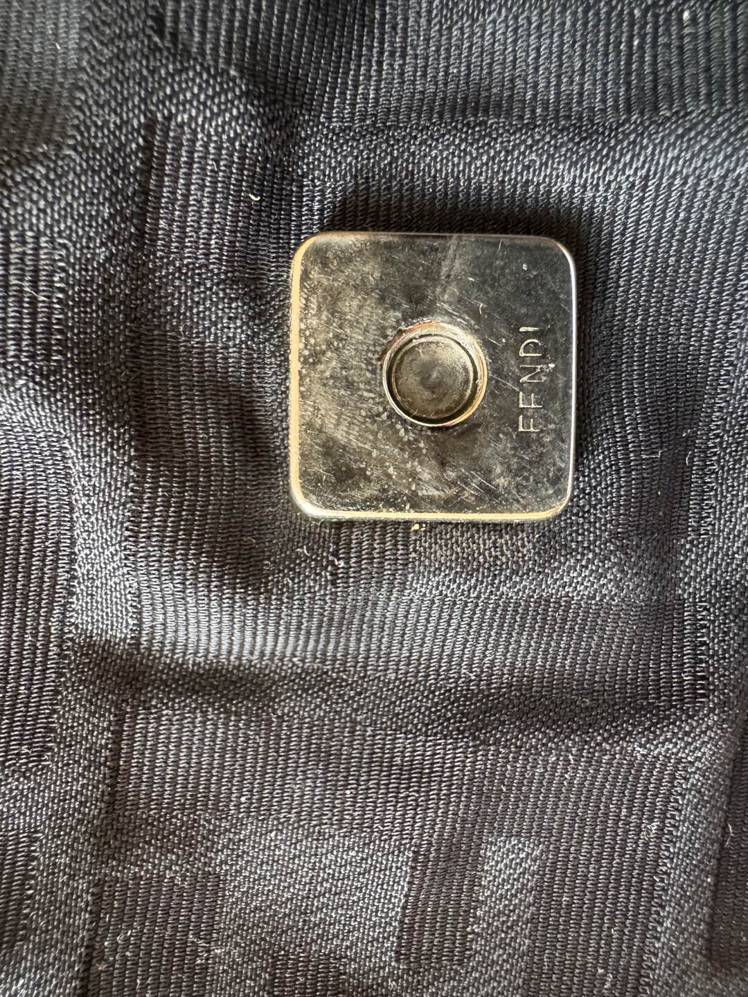 Fendi - Baguette - Cloth and Leather - Black - (small)