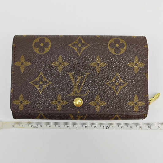 Louis Vuitton - Monogram Folding Wallet - Monogram coated canvas with leather lining - Brown - (Small)