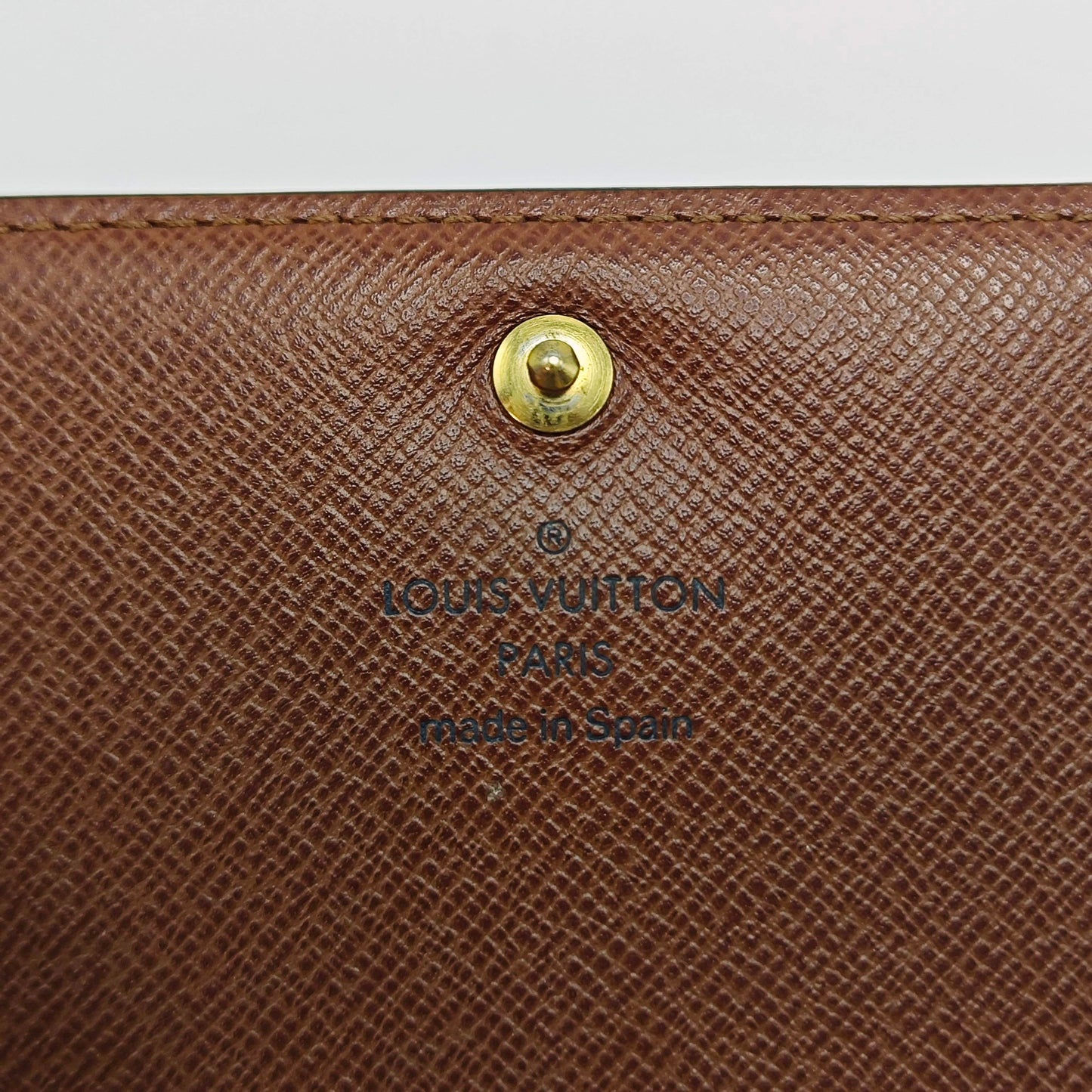 Louis Vuitton - Monogram Folding Wallet - Monogram coated canvas with leather lining - Brown - (Small)