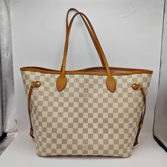 Louis Vuitton - Neverfull MM - Canvas - White - (Medium)