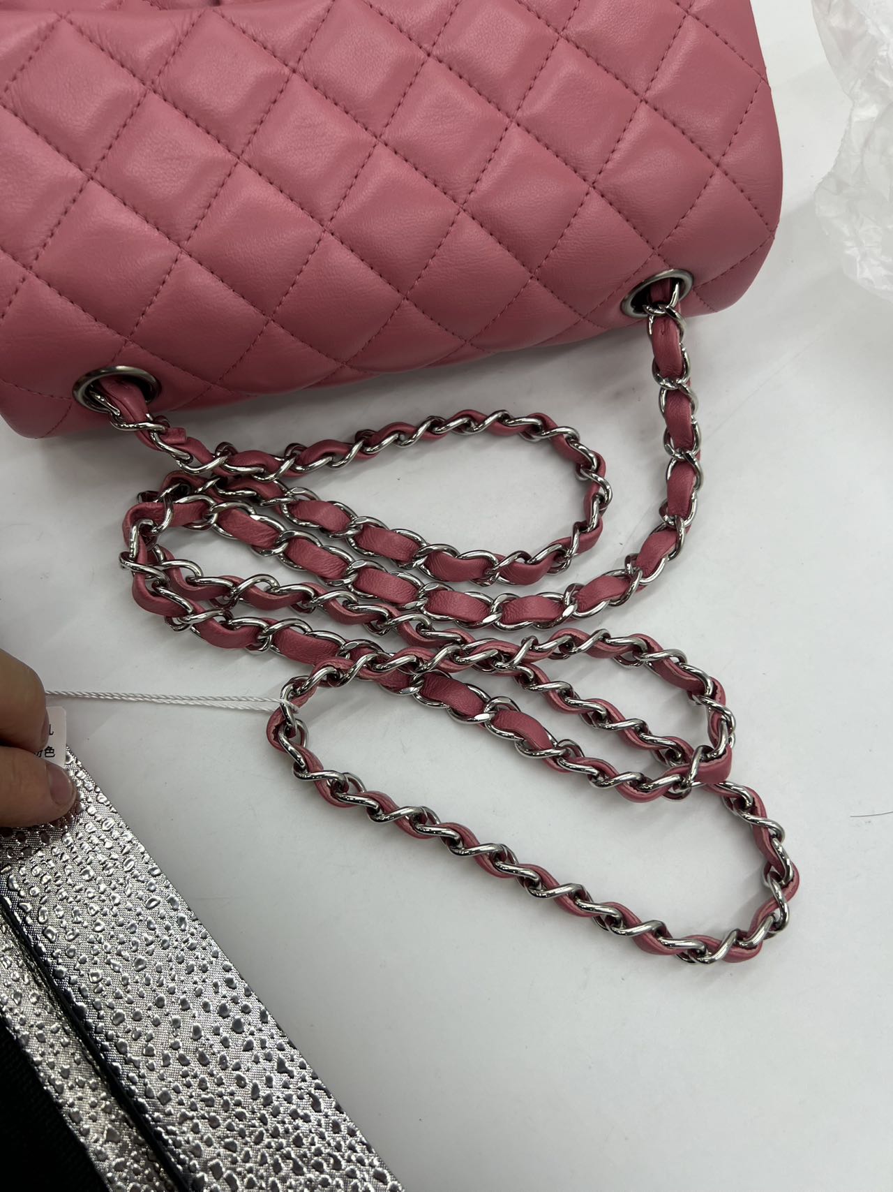 Chanel - Classic Flap (Rectangular Mini) - Lambskin leather - Pink - (mini)