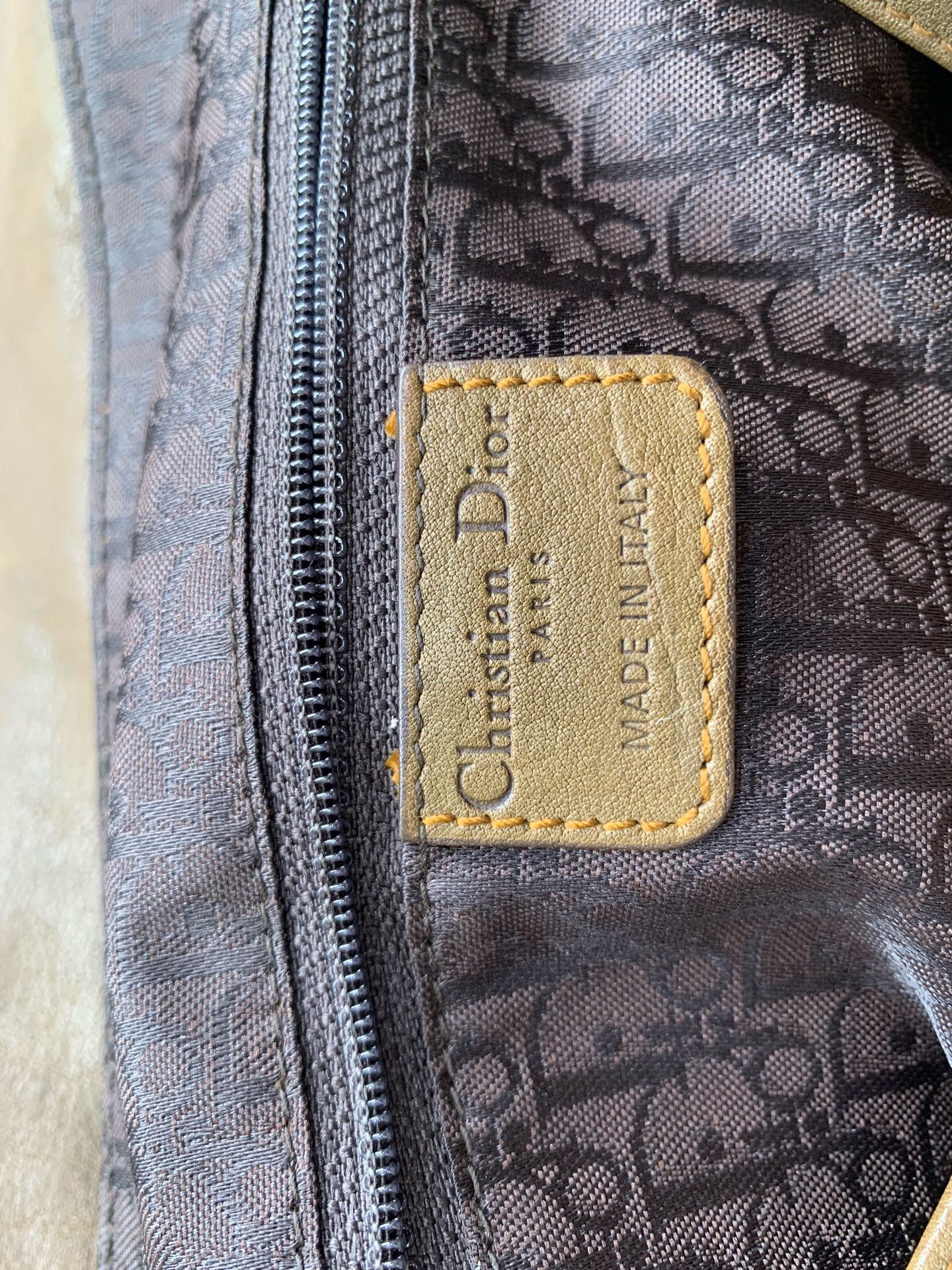 Christian Dior - Large Flap Shoulder Bag - Leather - Green - (large)