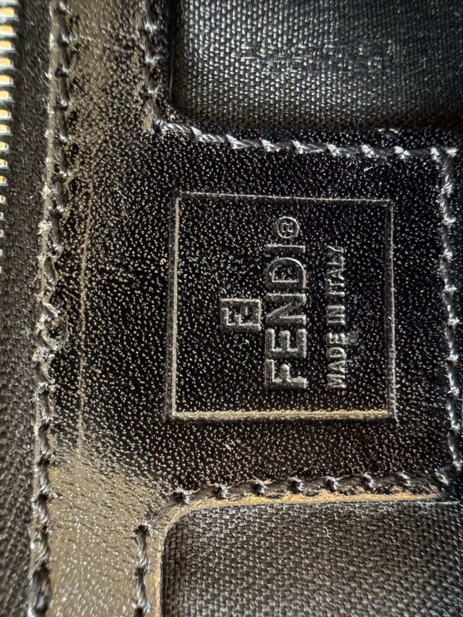 Fendi - Baguette - Cloth and Leather - Black - (small)