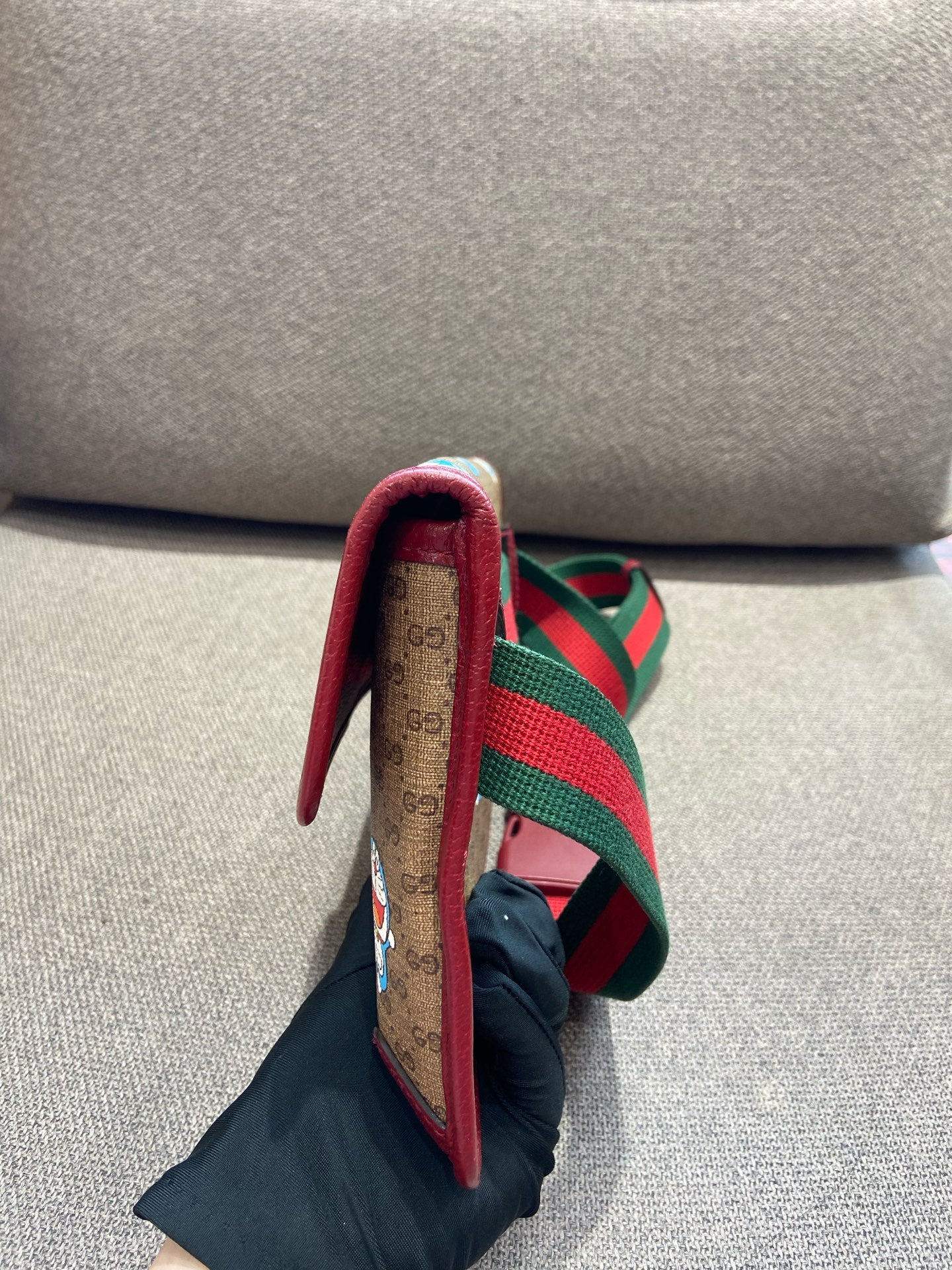 Gucci - Doraemon GG Supreme Belt Bag - GG Supreme canvas with leather trim - Multicolour - (Small)