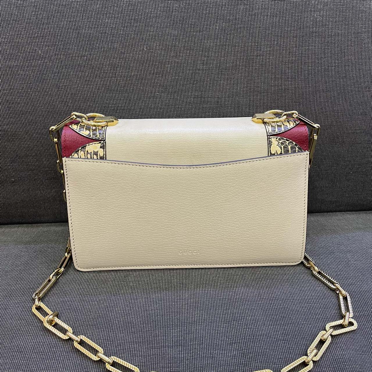 Gucci - Animalier Fox Head Chain Bag - Leather - Multicolour - (small)