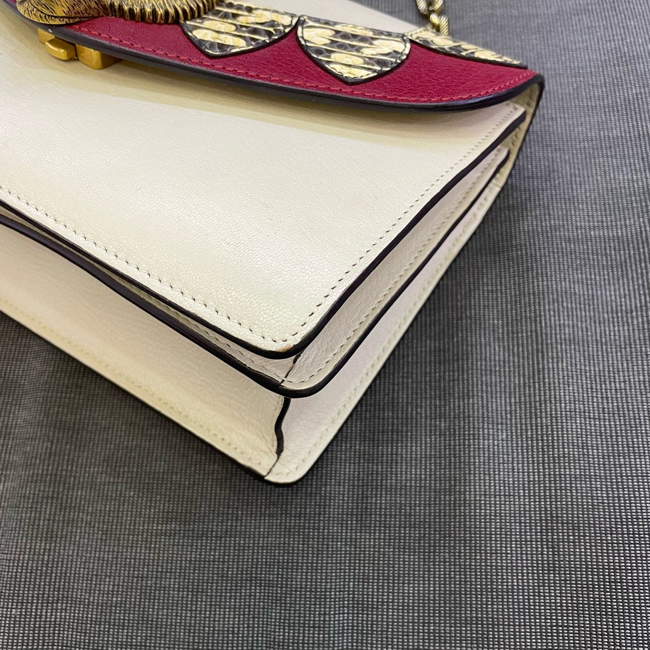 Gucci - Animalier Fox Head Chain Bag - Leather - Multicolour - (small)