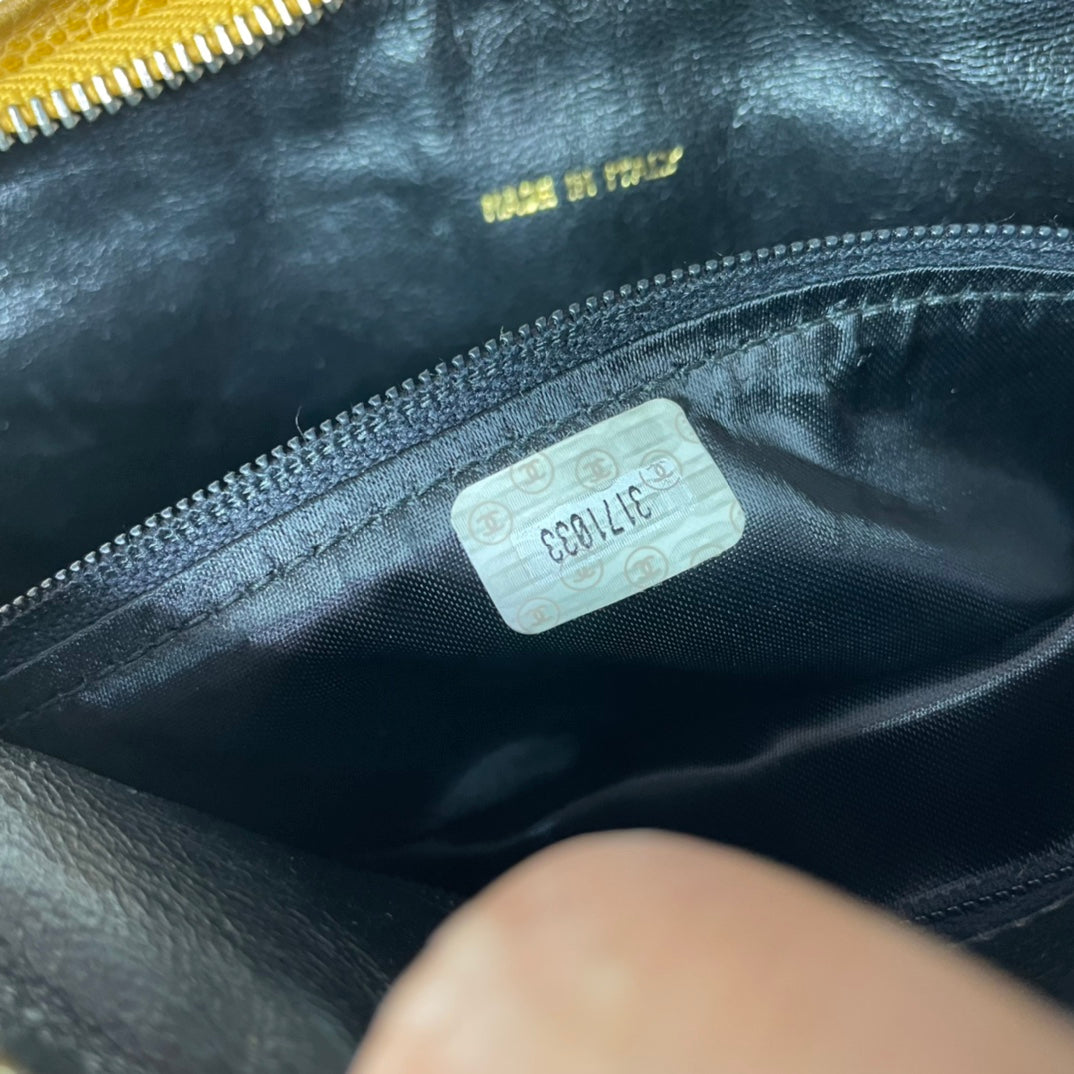 Chanel - Vintage Camera Bag - Pebbled leather - Beige - (medium)