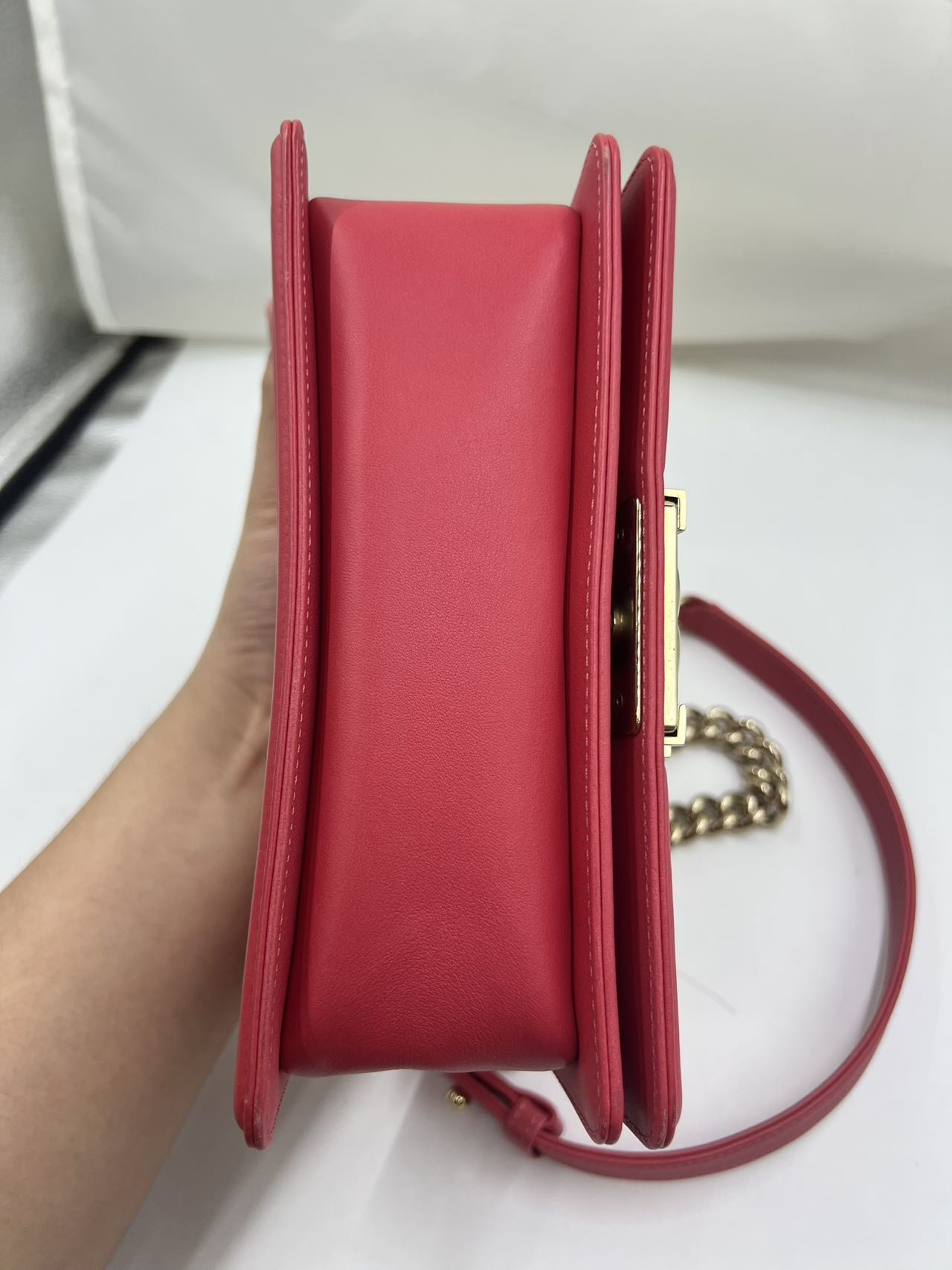 Chanel - Boy Chanel Flap Bag - Leather - Red - (Small)