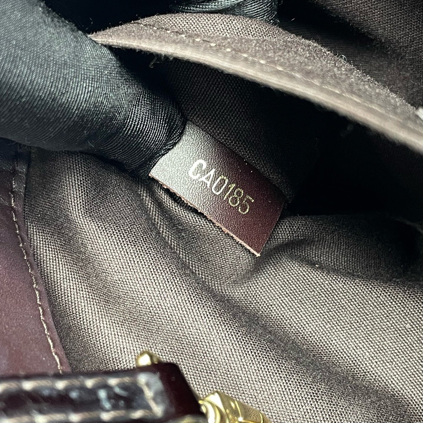 Louis Vuitton - Montaigne BB - Patent leather - Burgundy - (Mini)