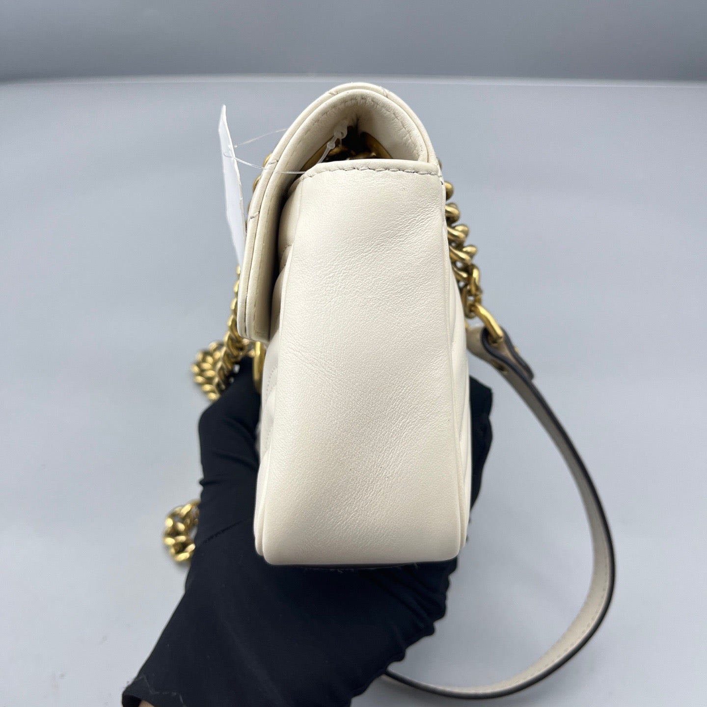 Gucci - Marmont Mini Matelassé Shoulder Bag - Leather - White - (Small)