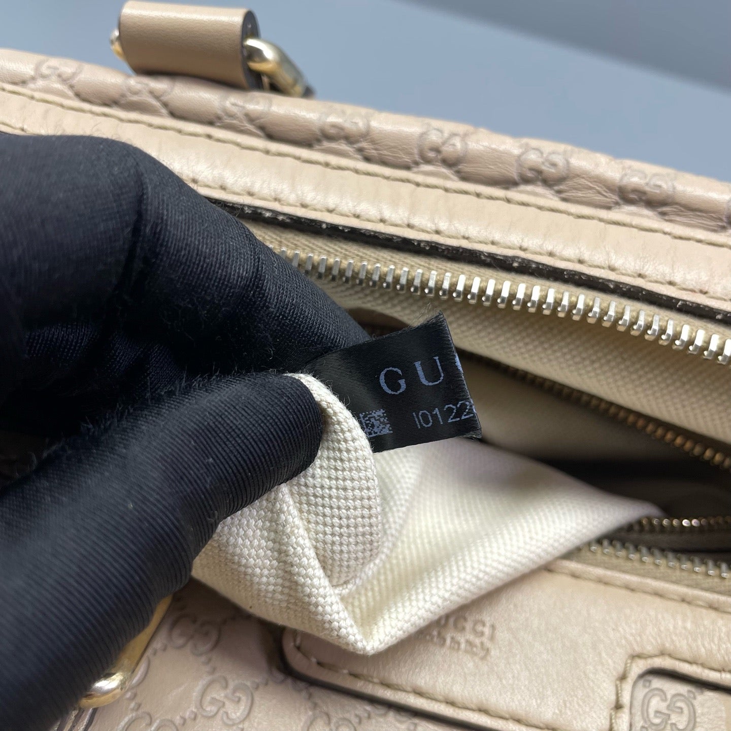 Gucci - Boston Pillow Bag - Leather - Beige - (medium)
