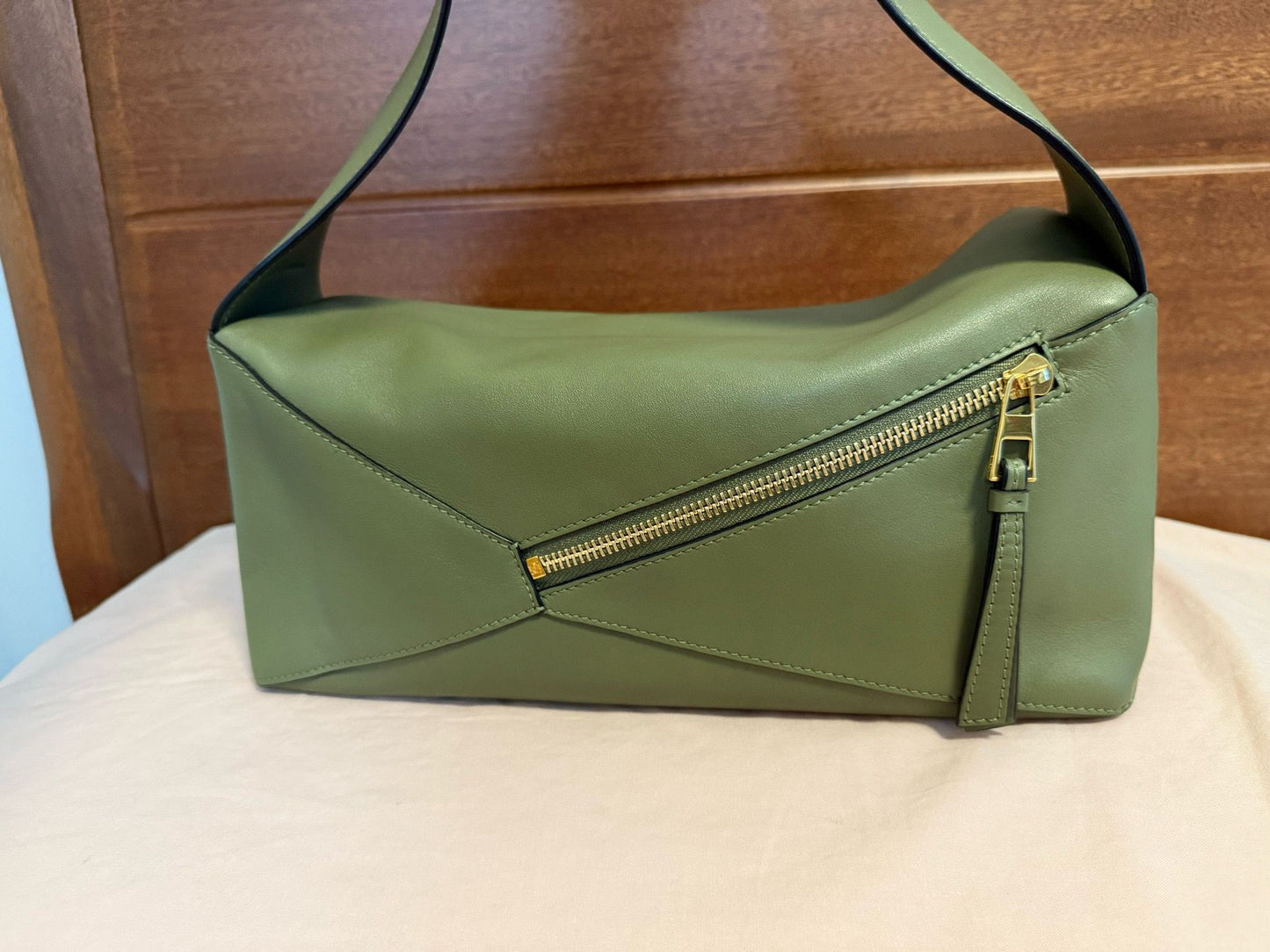 Loewe - Puzzle Hobo Bag - Nappa Calfskin leather - Avocado Green - (small)