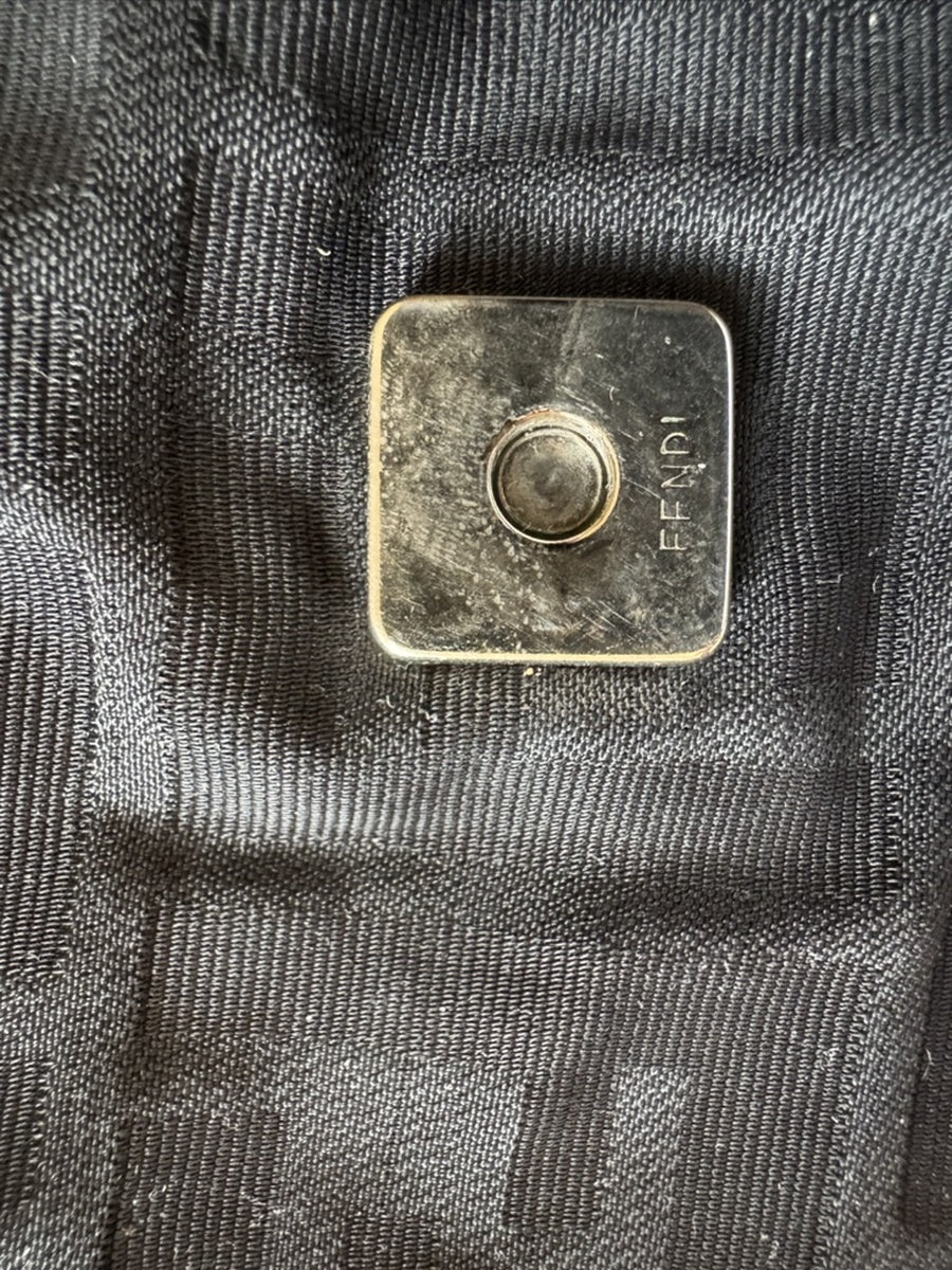 Fendi - Baguette - Cloth and Leather - Black - (small)