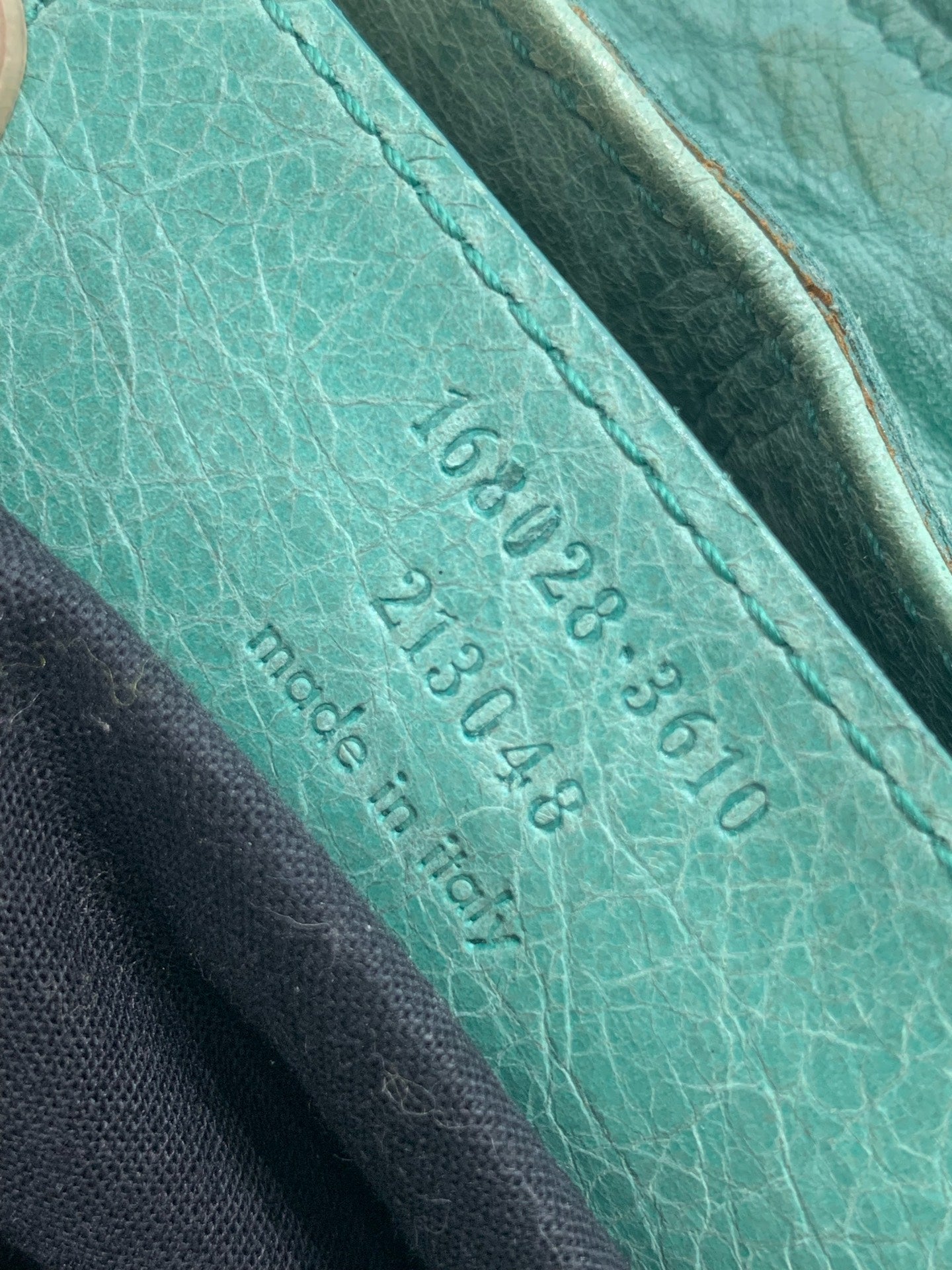 Balenciaga - Motorcycle Tube Bag - Leather - Green - (large)