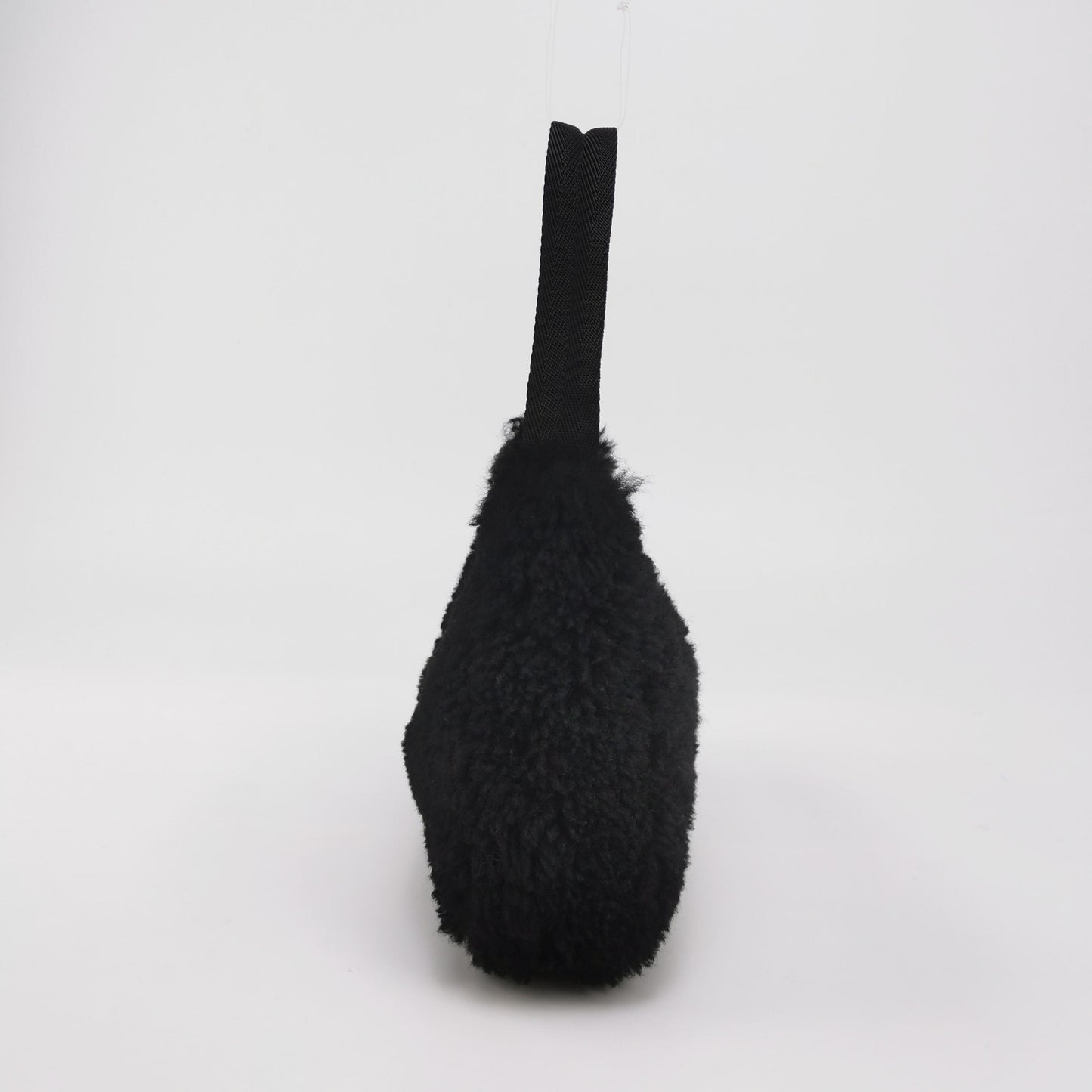 Prada - Re-Edition 2000 Shoulder Bag - Shearling wool - Black - (small)