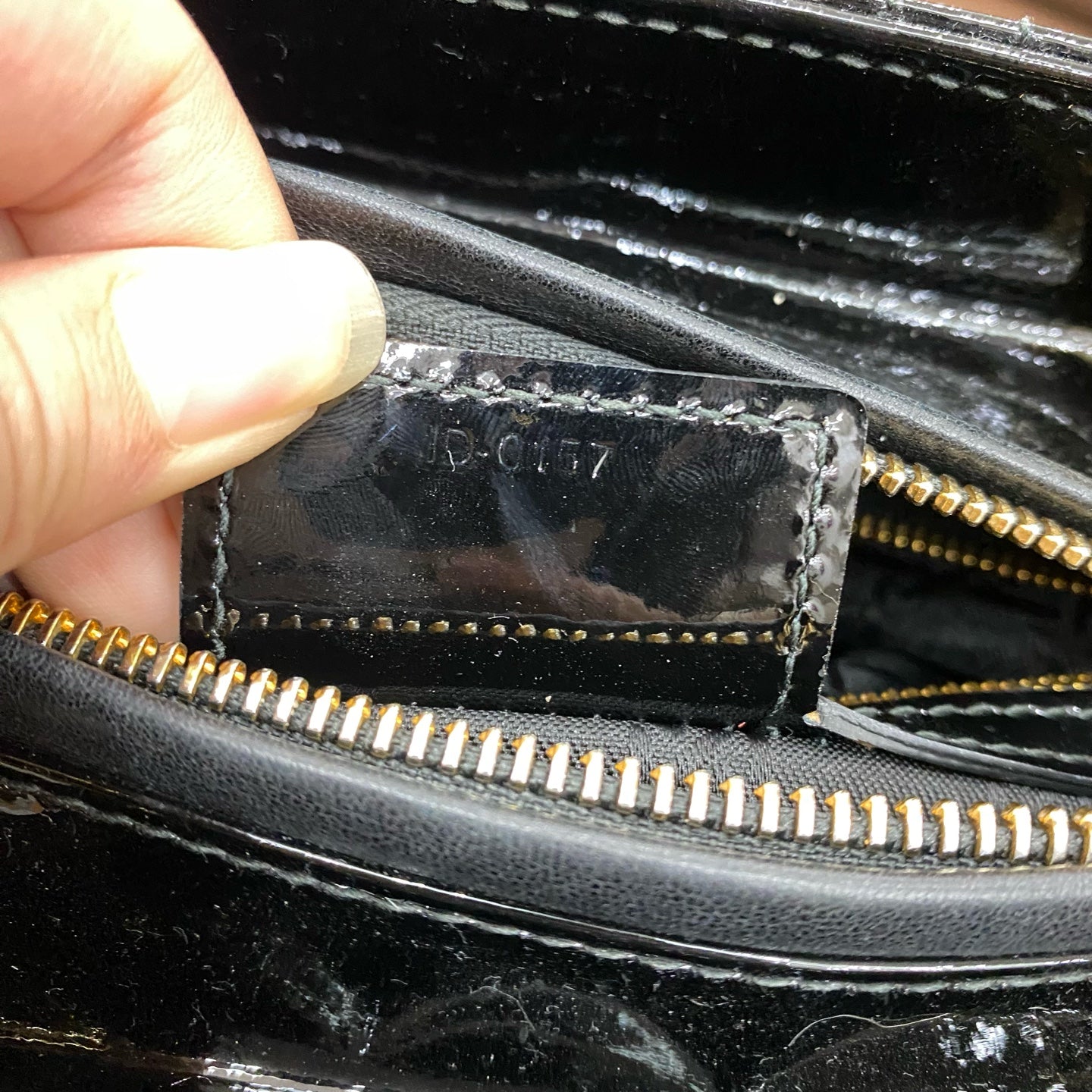 Dior - Lady Dior - Patent leather - Black - (medium)