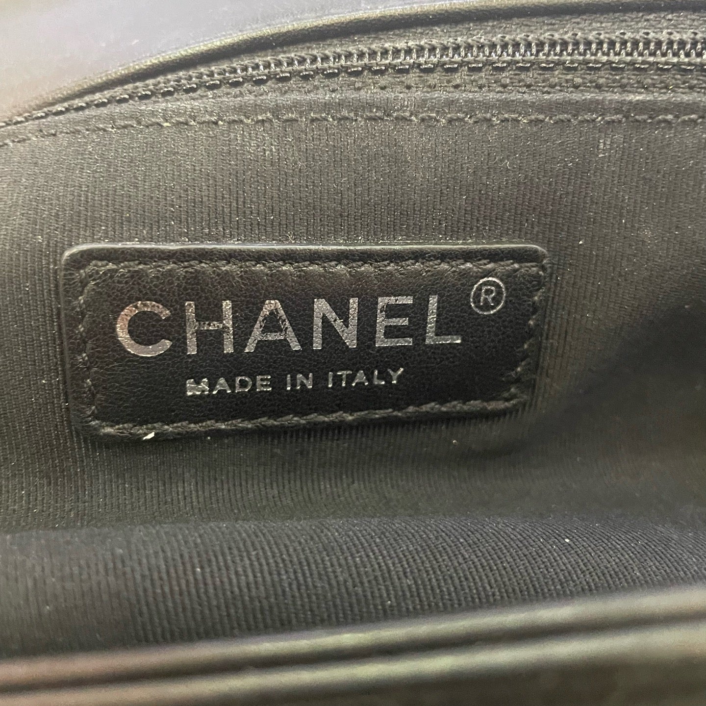 Chanel - Leboy - Lambskin leather - Black and White - (medium)