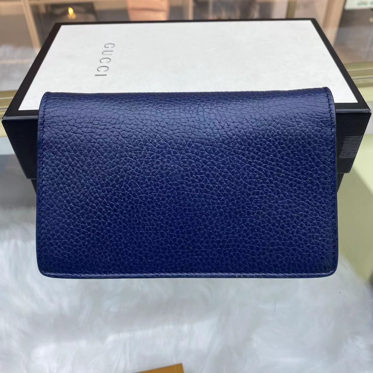 Gucci - Dionysus Mini - Grained leather - Blue - (mini)