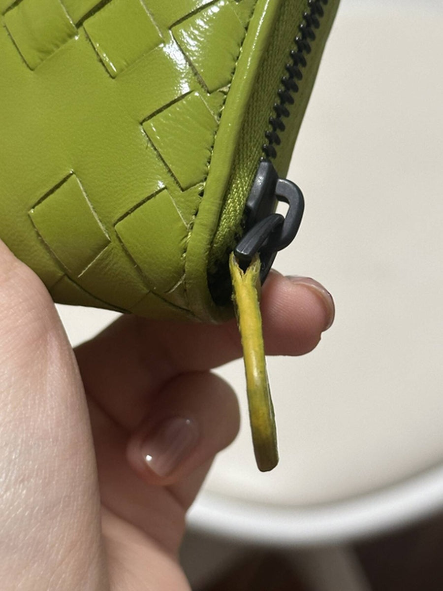 Bottega Veneta - Intrecciato Zip-Around Wallet - Leather - Green - (medium)