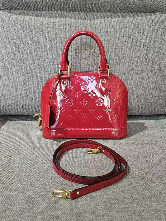 Louis Vuitton - Alma BB - Patent leather - Red - (Mini)