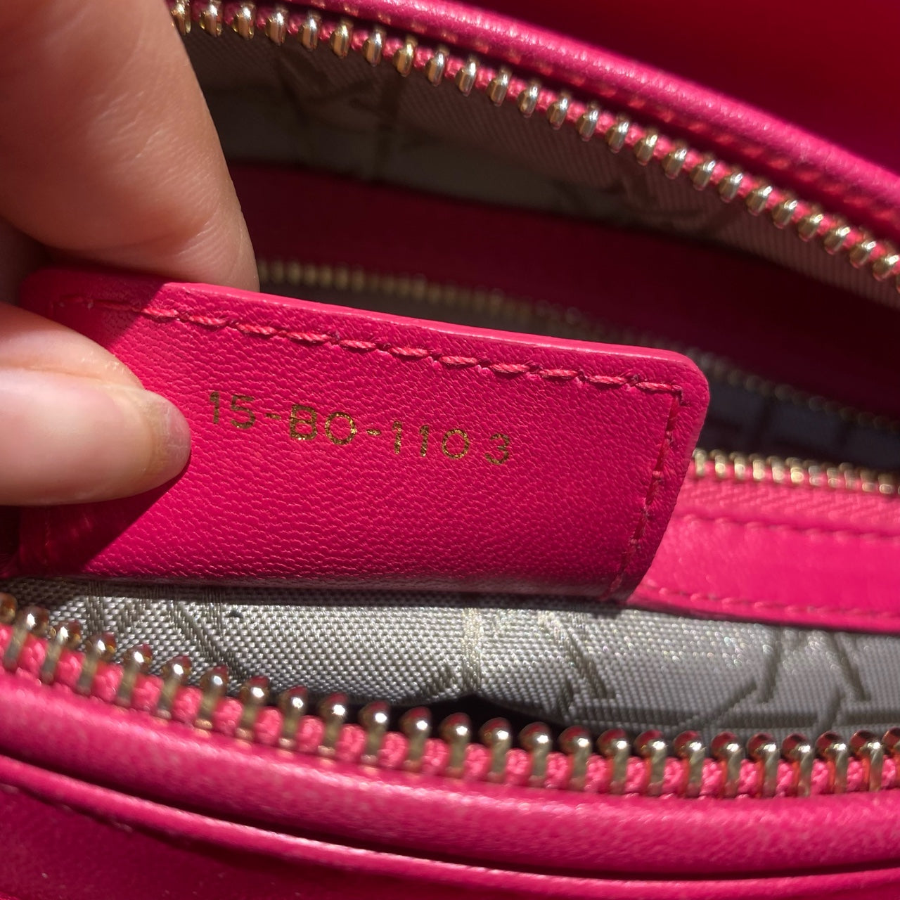 Dior - Lady Dior - Leather - Pink - (medium)