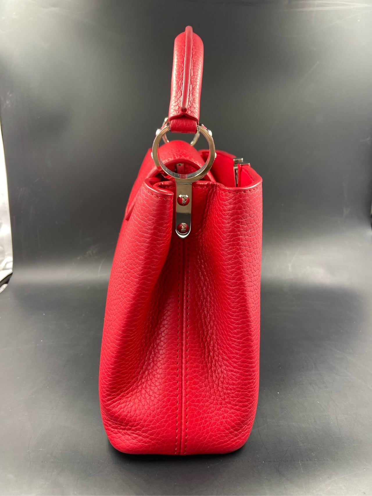 Louis Vuitton - Capucines BB - Taurillon leather - Red - (small)