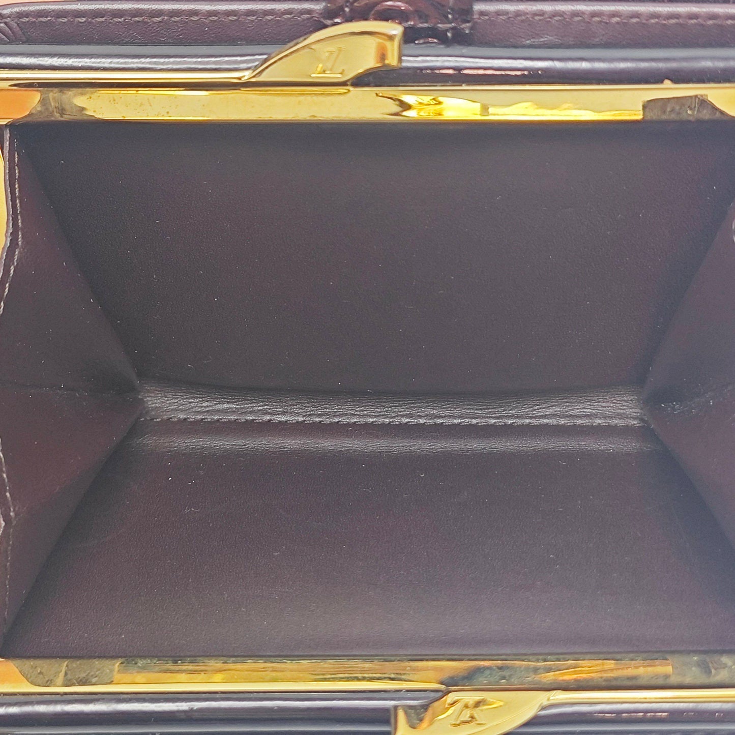 Louis Vuitton - Short Snap Wallet - Patent leather - Burgundy - (small)