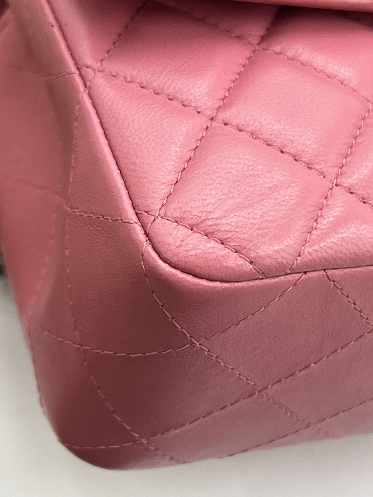 Chanel - Classic Flap (Rectangular Mini) - Lambskin leather - Pink - (mini)