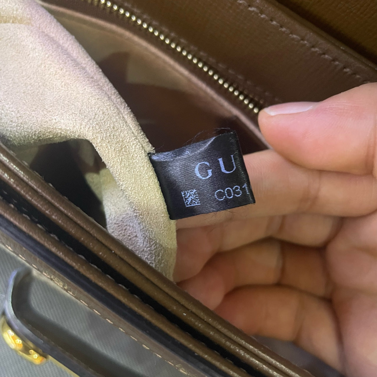 Gucci - 1955 Horsebit - GG Supreme canvas with leather trim - Brown - (medium)