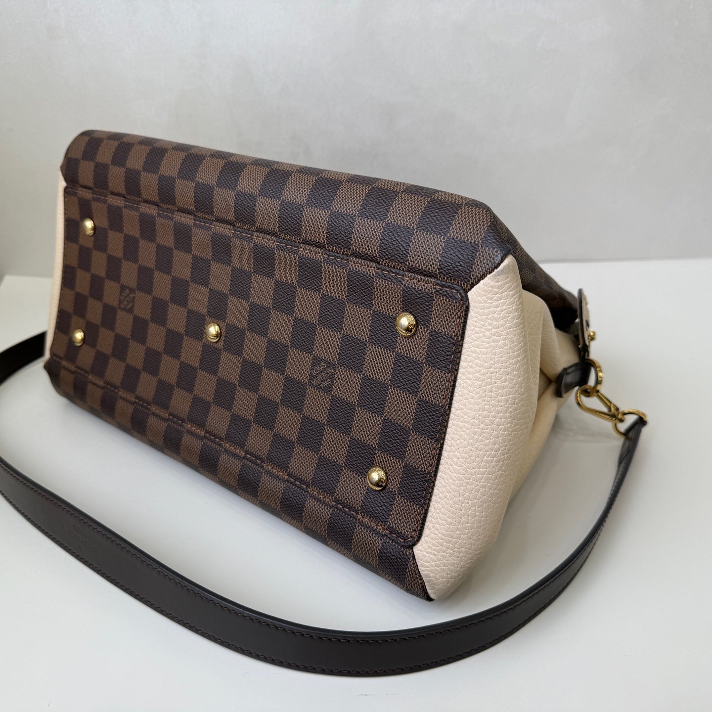 Louis Vuitton - Normandie - Coated canvas and Taurillon leather - Brown and Beige - (Medium)