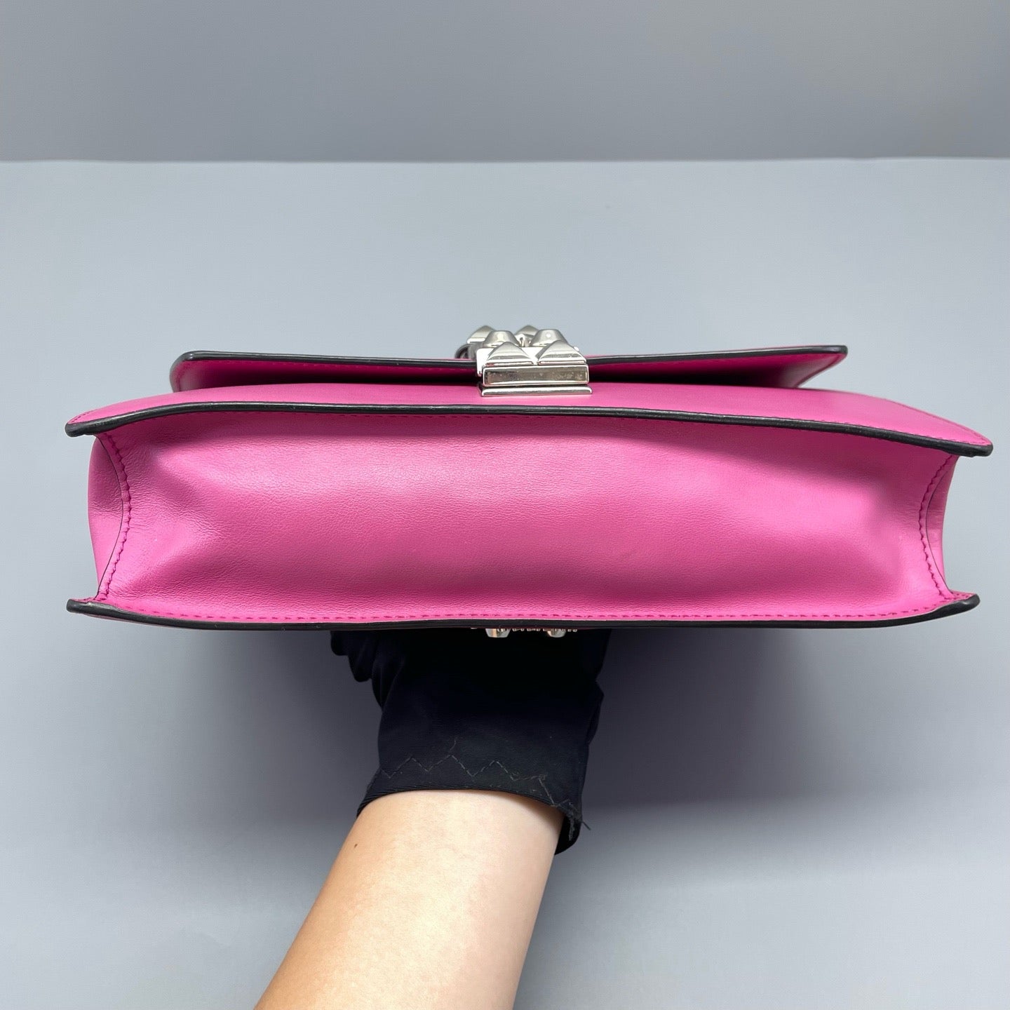 Prada - Elektra Studded Bag - Leather - Pink - (small)