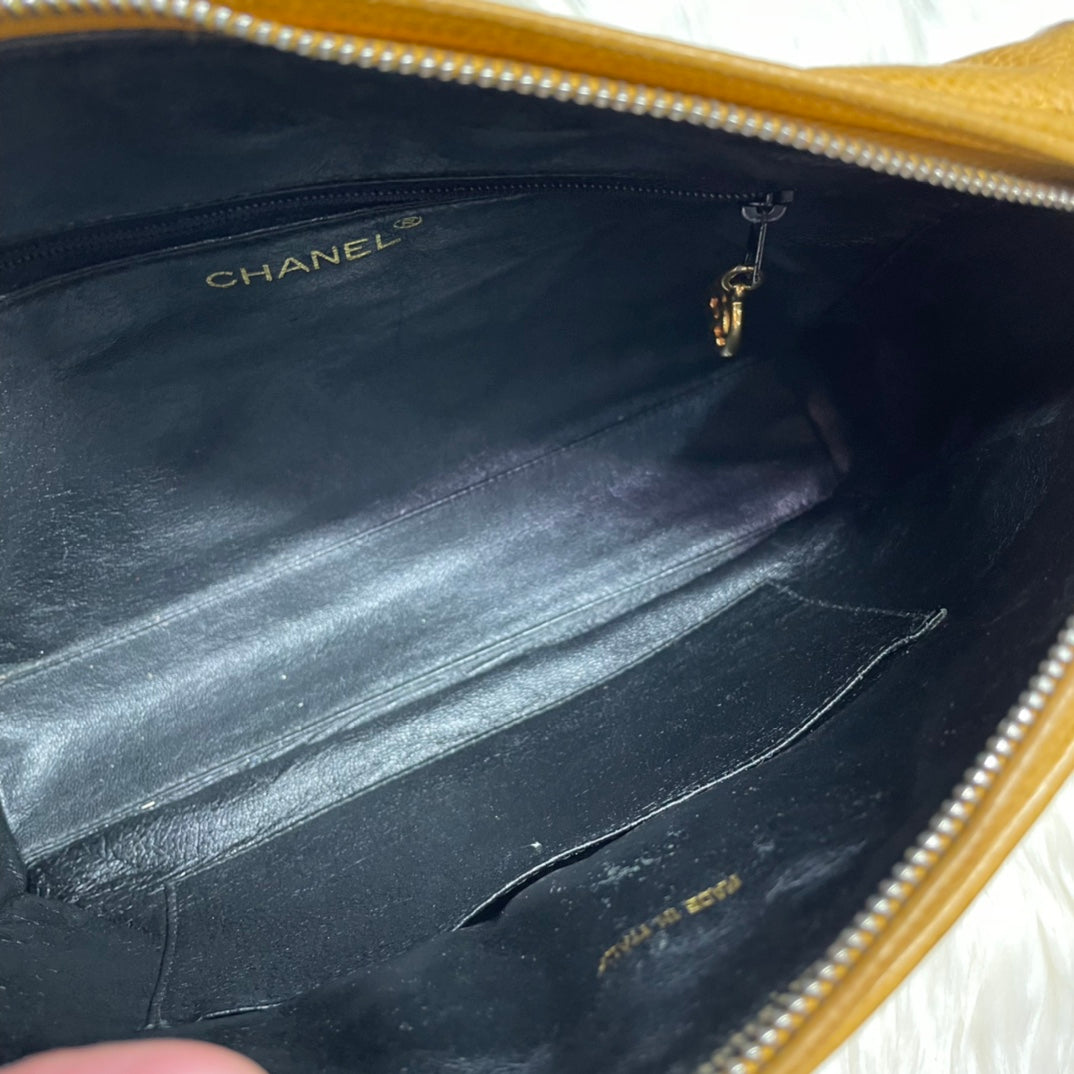 Chanel - Vintage Camera Bag - Pebbled leather - Beige - (medium)