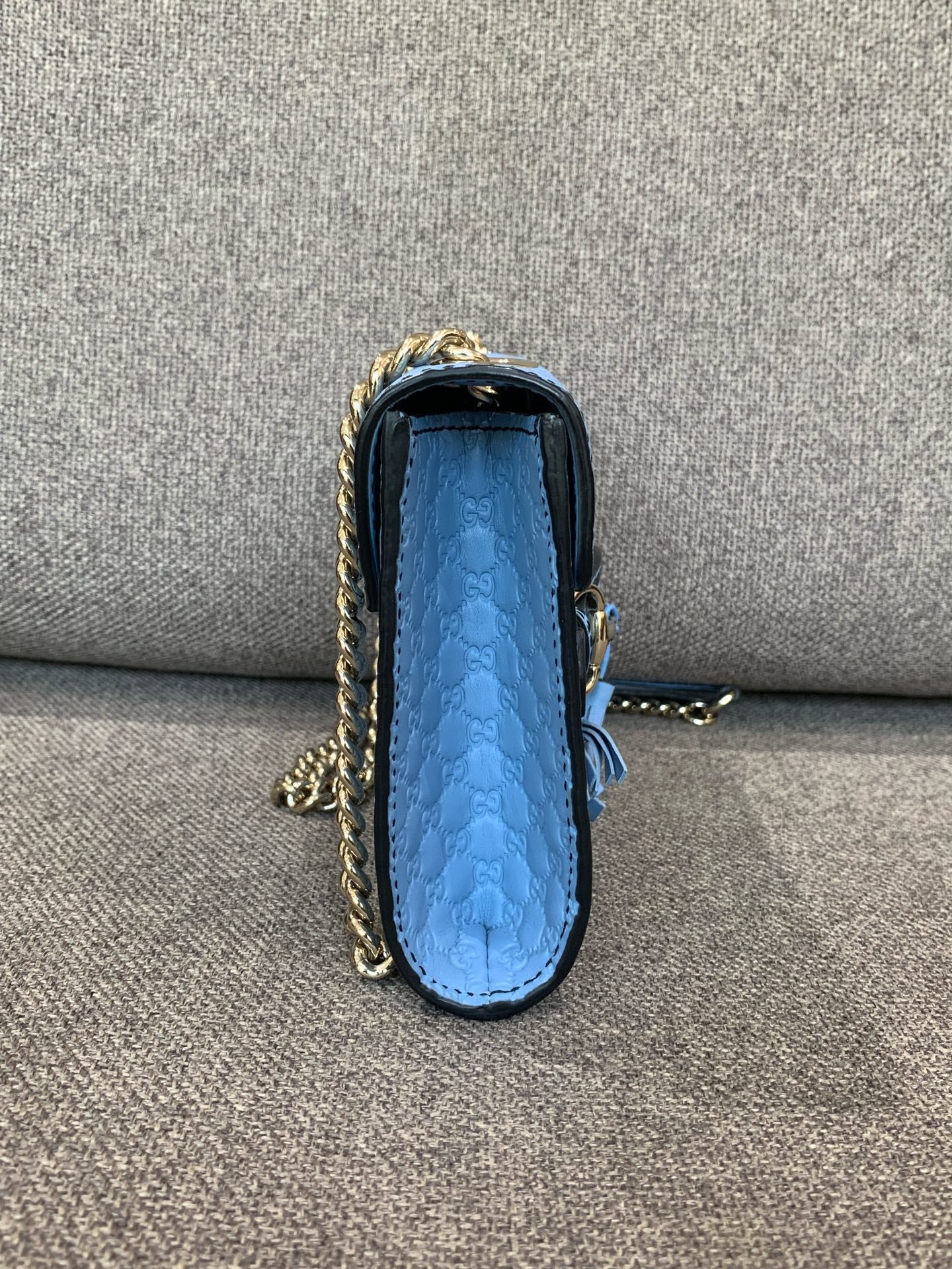 Gucci - Emily - Leather - Blue - (small)