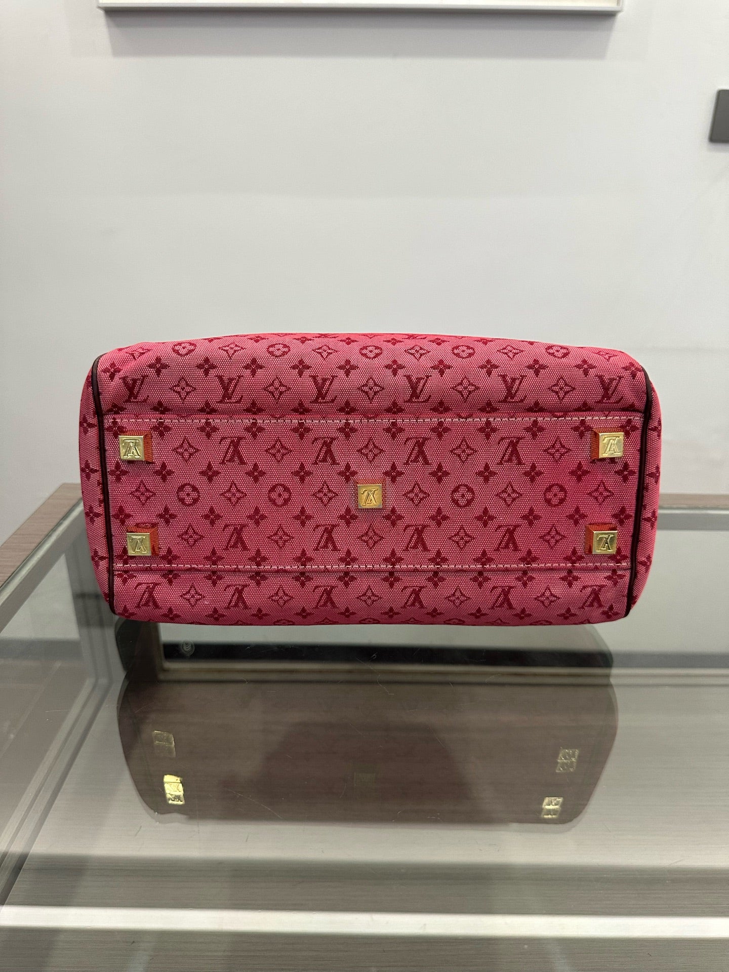 Louis Vuitton - Monogram Denim Boston Bag - Denim - Jeans - Pink - (medium)