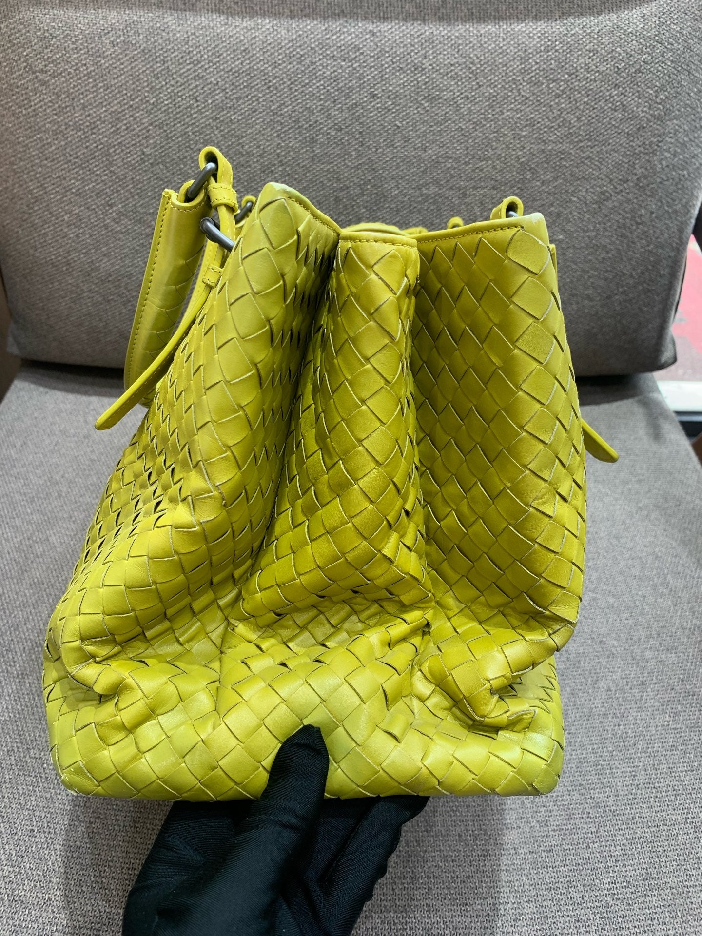 Bottega Veneta - Roma - Cowhide leather - Yellow - (Large)