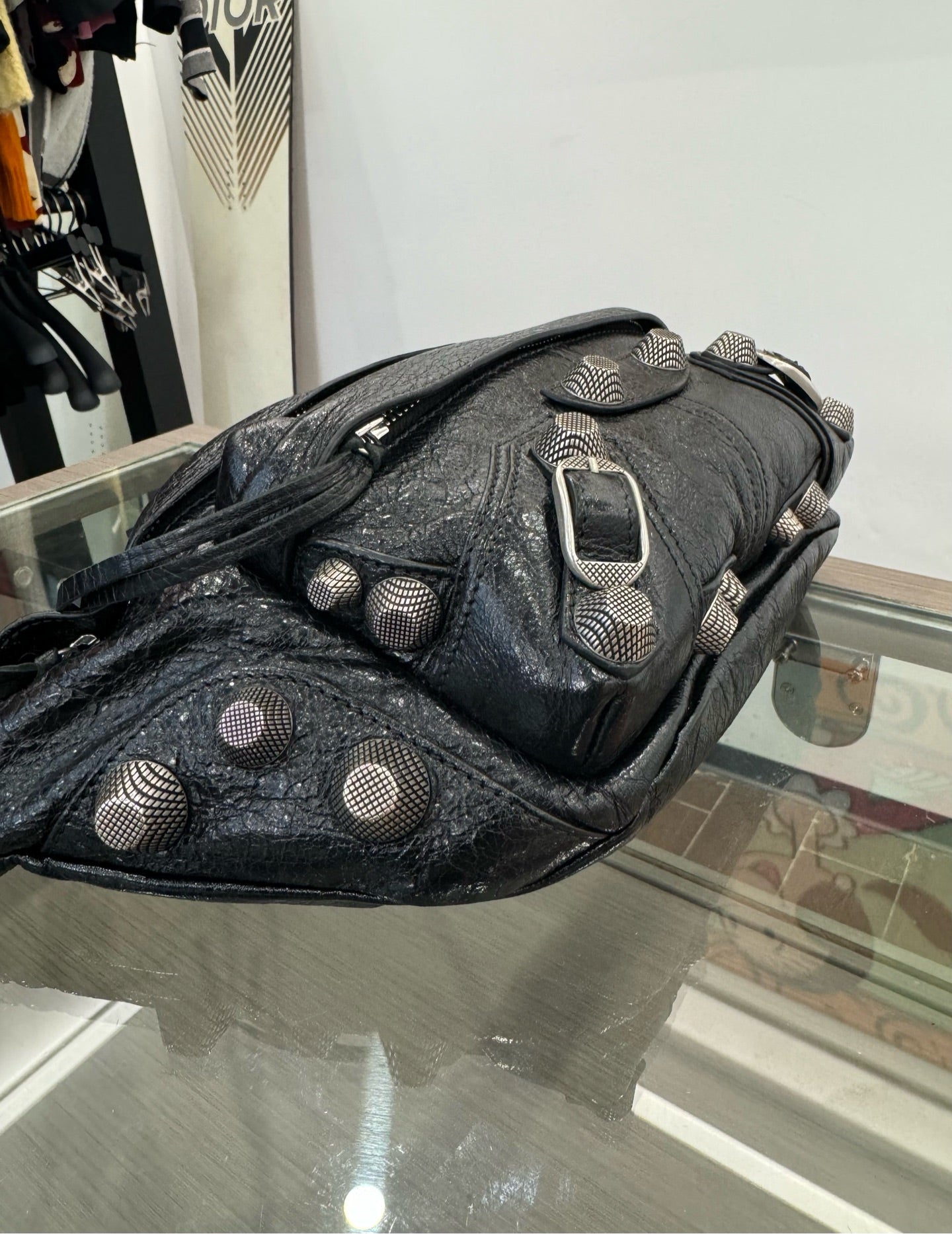 Balenciaga - Cagole - Leather - Black - (Medium)