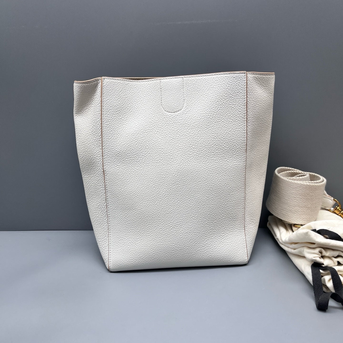 Celine - Bucket Bag - Leather - White - (Small)