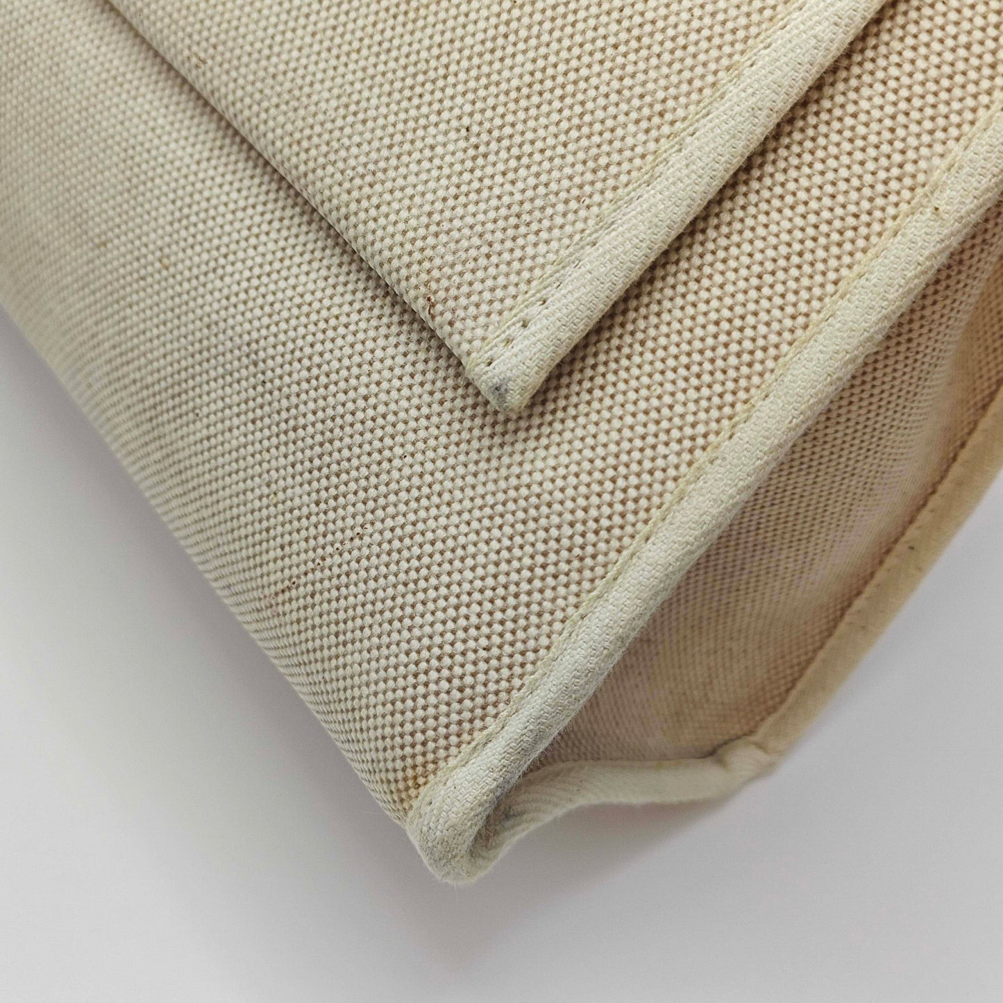 Hermès - Herbag 31 - Brown leather and beige canvas - Beige with Brown accents - (Medium)